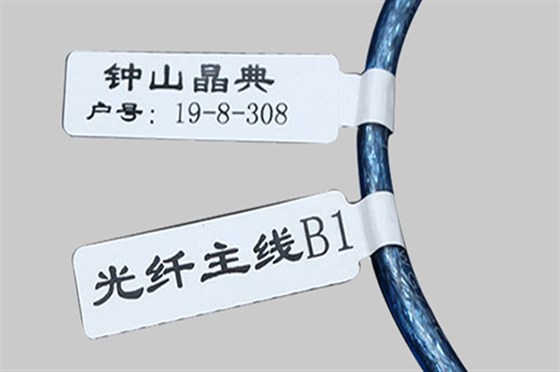 線纜不干膠標簽