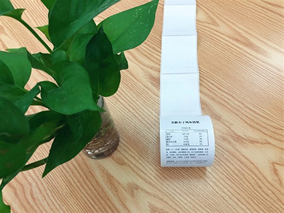 食品不干膠標簽